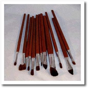 JJEAN-ht_15778_2 Art Brushes Oil Painting-Iron on Heat Transfer for White Material, 6 by 6-Inch