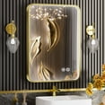 thumbnail image 1 of JJGULLIT 28"x20" Framed LED Bathroom Vanity Mirror,Anti-Fog,Adjustable Brightness and Wall Mounted, 1 of 11