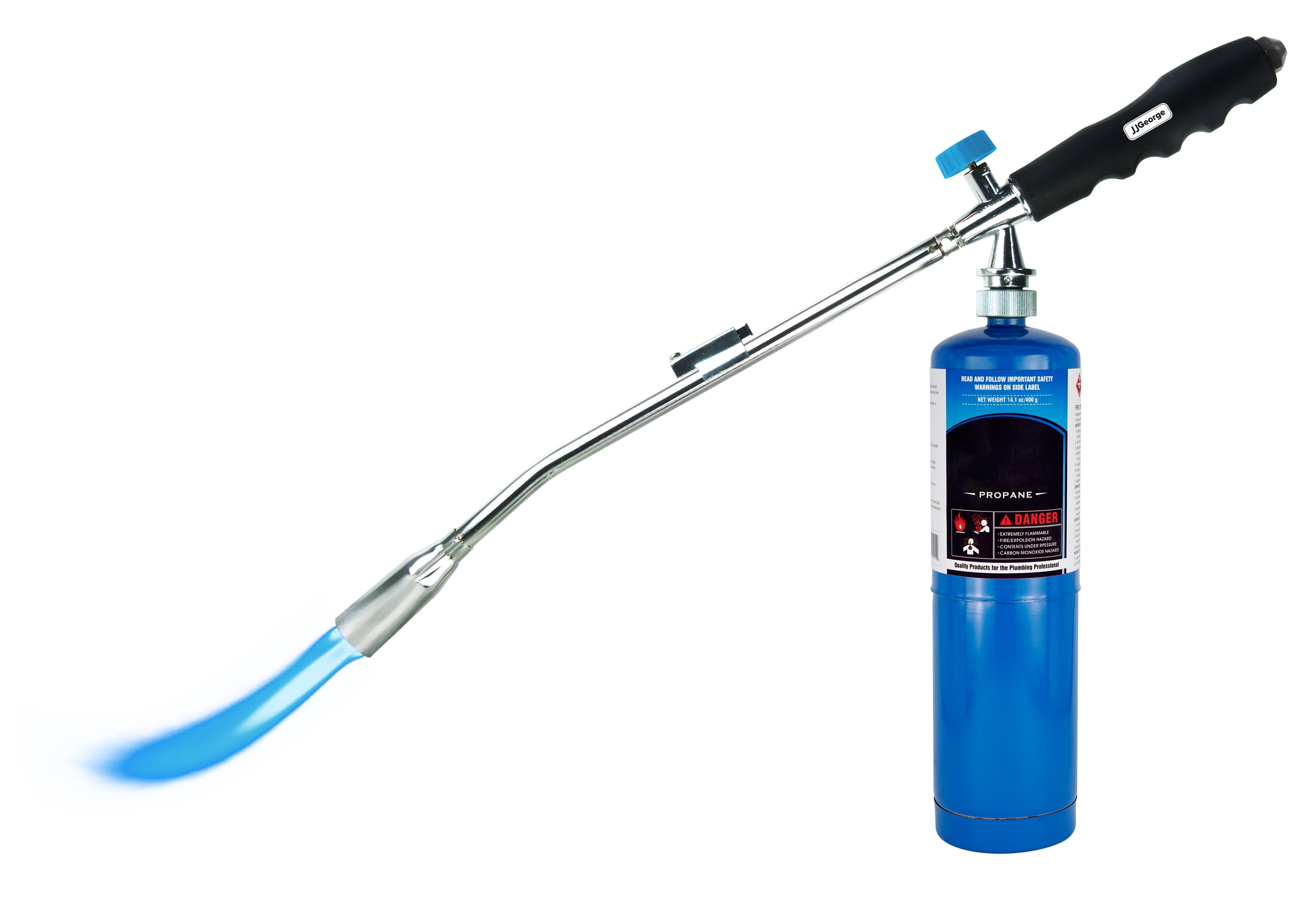 JJGeorge Grill Torch, Cord Free, Adjustable Flame, Brazing Torch