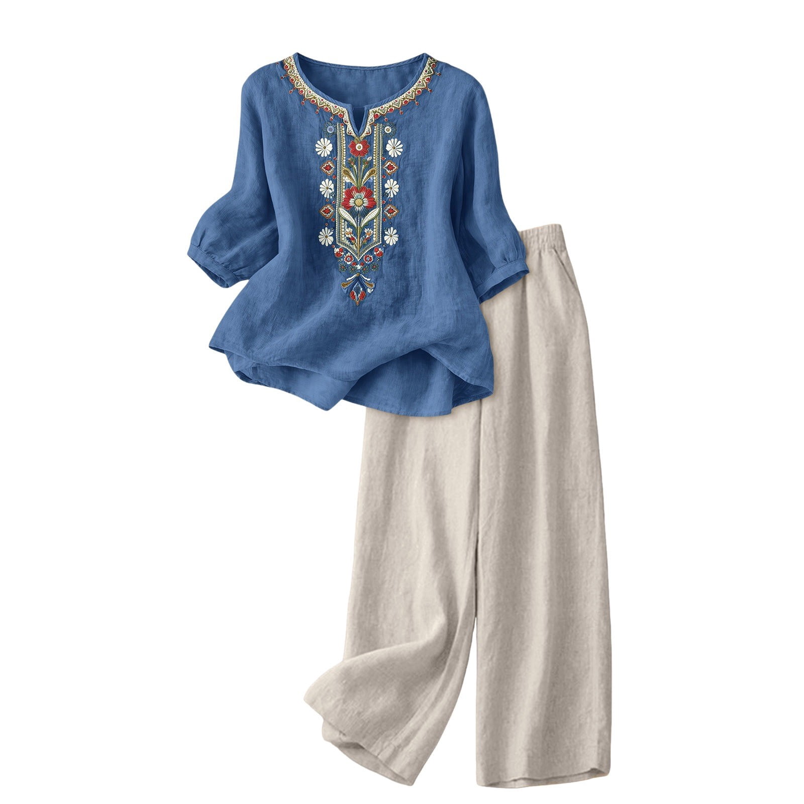 JJHGVB 2 Piece Linen Sets 2 Piece Outfits Linen Outfits Women Linen — free download