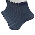 thumbnail image 1 of JJHGVB Ankle Socks Casual Lightweight Socks for Women Casual Running Socks Slouchy Socks for Women Athletic Socks Thin Breathable Casual Socks Breathable Sports Socks simple socks Navy One Size, 1 of 1