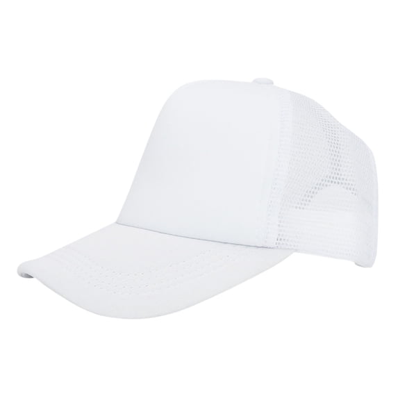 JJHGVB Baseball Cap Classic Baseball Cap mesh hats for men camping hat vintage hat fitted hat workout hats for men Ball Caps for Men Golf Hats Men's Athletic Baseball Fitted Cap Hat for Women White M