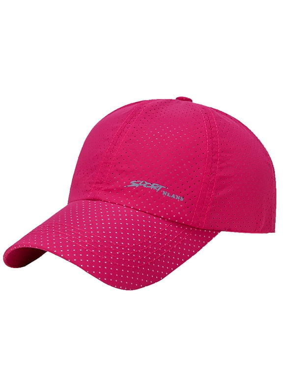 Baseball Cap Hats for Women Baseball Cap-Baseball Women,Lightweight Sports Cap for Running Travel Outdoor Casual Cap for Women Hot Pink One Size
