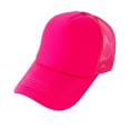 thumbnail image 1 of JJHGVB Baseball Cap Trucker Hat Sun Hat Women's Baseball Hat Hats for Men Womens Baseball Hat Baseball Cap Men Hot Pink One Size, 1 of 7