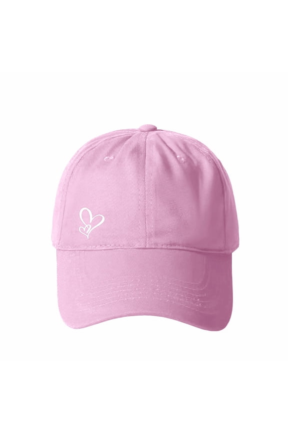 Baseball Cap fitted hat running hats for women Plain hats Ball Caps workout hats mesh hats sports and outdoors cap outdoor hat sun hats ponytail hat Cap for Women Pink One Size