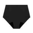 thumbnail image 1 of JJHGVB Bikini Bottoms Period Swim Bottoms Women's Menstrual Underwear Basic Full Coverage Mid Waist Bathing Suit Bottom Swim Bottoms Swimsuit Bottoms Black 3XL, 1 of 8