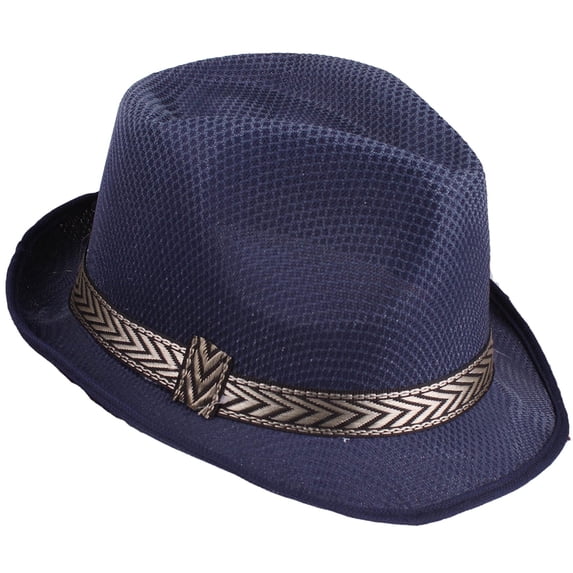 JJHGVB Bowler Hat Formal Hats for Women Unisex Dent Hat Vintage Hat mens dress hats for suits wide brim fedora Women Church Hats Crushable for Travel Classic Dress Hat Cloche Hat Cap for Women Navy A