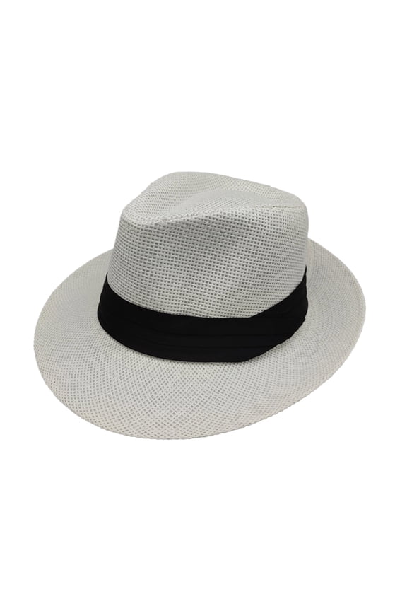 Bowler Hat wide brim fedora Formal Hats for Women Classic Dress Hat Casual or Dress Wear wide brim hats Women Church Hats Lightweight hat Crushable for Travel Cap for Women White One Size