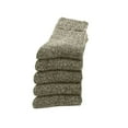thumbnail image 1 of JJHGVB Breathable Socks Women Wool Socks Hiking Socks Thermal Socks 5 Pairs Mid Calf Socks Women Thick Wool Socks Winter Socks Thick Fuzzy Socks Thick Socks Women Green One Size, 1 of 3