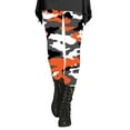 thumbnail image 1 of JJHGVB Camo Leggings for Women Fall Leggings Squat Proof Leggings for Women Womens Slacks for Work Women's Comfy Pants Loose Pants Women Yoga Pants Orange 2XL, 1 of 4