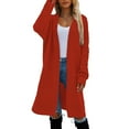 thumbnail image 1 of JJHGVB Cardigan Sweaters for Women Long Cardigan Fall Cardigans for Women Womens Sweaters Womens Fall Sweaters Womens Cardigans Women's Pullover Sweaters Red 1 2XL, 1 of 5