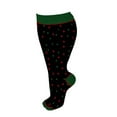 thumbnail image 1 of JJHGVB Christmas Stockings Knee High Socks Plus Size Compression Socks Wide Calf For Women & Men Large Size Knee High Support Stockings For … Winter Socks Black 2XL, 1 of 2