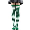 thumbnail image 1 of JJHGVB Christmas Stockings Thigh High Stockings Womens Over Knee High Socks Women Striped Thigh Stockings For Cosplay Leg Warmer Winter Socks Mint Green One Size, 1 of 2