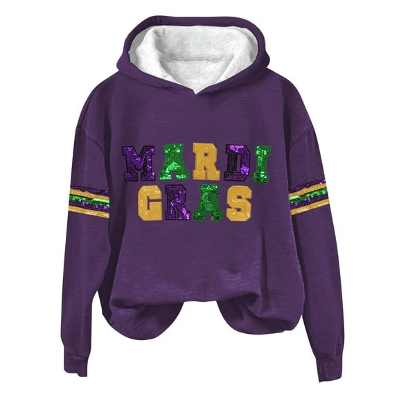 JJHGVB Comfrt Hoodie Shirts for Women Loose Fit Sequin Shirt Sleeve Loose Casual Blouse Casual Shirts Tops Dressy Sequin Top Tops 2026 Sequin Tops F Purple XL