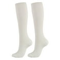 thumbnail image 1 of JJHGVB Compression Socks wide-leg compression socks running socks Calf Socks Cycling socks long Silk Stocking long socks Hiking Socks Women's travel compression socks socks for women White L, 1 of 3