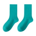 thumbnail image 1 of JJHGVB Crew Socks Cotton Socks Socks For Women Autumn Mid Calf Socks Colorful Stockings Advanced Cute Socks Fall Socks Green One Size, 1 of 4