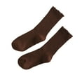 thumbnail image 1 of JJHGVB Crew Socks Cotton Socks Stacking Socks Japanese Autumn And Winter Cotton Thin Lady Socks Socks for Women Coffee One Size, 1 of 4