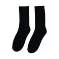 thumbnail image 1 of JJHGVB Crew Socks Cotton Socks Women's Solid Color 5 Pairs Of Mid Calf Socks Autumn And Winter Wool Socks Long Socks College Soft Wool Socks Short Socks Fall Socks Brown One Size, 1 of 8