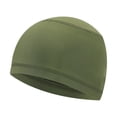 thumbnail image 1 of JJHGVB Cycling Beanie Hat Cap Liner - Stretch Fit & Beanie for Men - Windproof Biking Gear Army Green One Size, 1 of 2