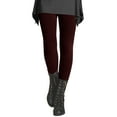 thumbnail image 1 of JJHGVB Fleece Lined Leggings Thick Leggings for Women High Waisted Leggings for Women Ladies Pants Casual Dressy Womans Pants Casual Work Pants Women Womens Comfy Pants Wine L, 1 of 4