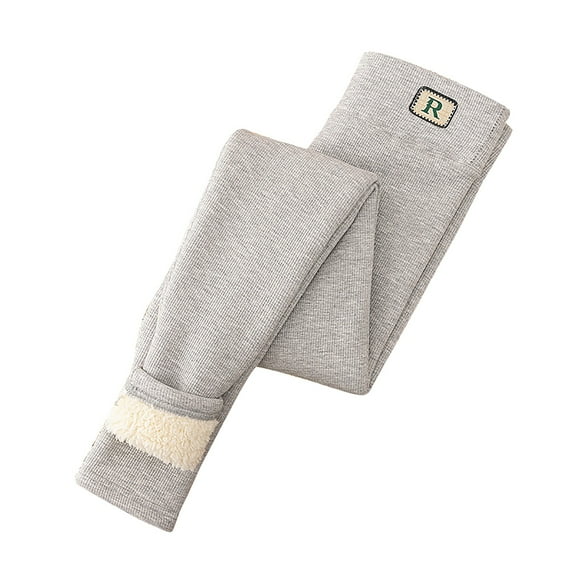 JJHGVB Fleece Lined Leggings Thick Leggings for Women Leggings for Women Tummy Control Thermal Leggings Fleece Leggings Fleece Leggings for Women's Pants Casual Gray L