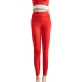 thumbnail image 1 of JJHGVB Fleece Lined Pants Thermal Leggings for Women High Waisted Leggings for Women Work Trousers for Women Womens Casual Pants Women’s Trousers Women Dress Pants for Work Red XL, 1 of 9