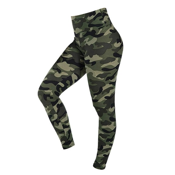JJHGVB Fleece Lined Tights High Waisted Leggings for Women Yoga Pants Women Work Pants Women Woman Dress Pants Work Slacks for Women's Work Pants Camouflage L