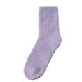 thumbnail image 1 of JJHGVB Fluffy Socks Crew Socks Women Fuzzy Cozy Slipper Socks Warm Soft Winter Home Sleeping Socks Winter Socks Purple One Size, 1 of 4