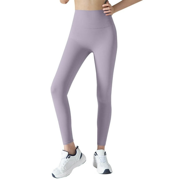 JJHGVB No Front Seam Leggings for Women Gym Leggings for Women Joggers for Women Womens Work Pants Dress Pants for Women Womens Pants Yoga Pants with Pockets Purple 1 XL