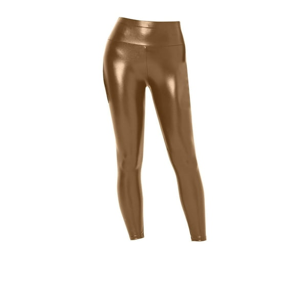 JJHGVB No Front Seam Leggings for Women Leather Leggings for Women Leggings for Women Plus Size Pants for Woman Womens Trousers Comfortable Pants for Women Womens Casual Pants Yellow L