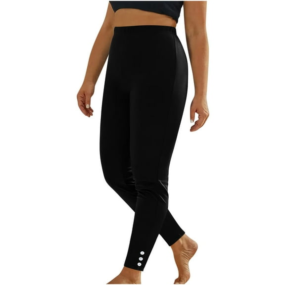 JJHGVB No Front Seam Leggings for Women Soft Leggings for Women Fall Leggings Comfy Pants Woman's Pants Long Trousers for Women Tall Women Trousers Black L