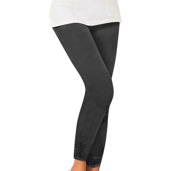 JJHGVB No Front Seam Leggings for Women Stretchy Pants for Women Fall Leggings Women's Comfy Pants Women's Dress Pants Comfy Pants Women Womens Trendy Pants Black L