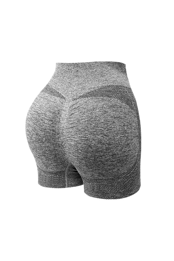 Gym Shorts Women Yoga Shorts Women's Tummy Athletic Shorts Stretch Workout Biker Shorts Butt Lifting Scrunch Gym Shorts Athletic Shorts Butt Lifting Shorts Gray S