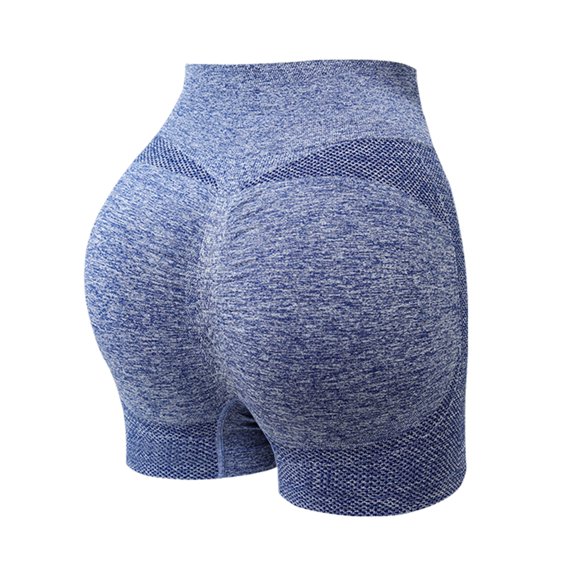 JJHGVB Gym Shorts Women Yoga Shorts Women's Tummy Athletic Shorts Stretch Workout Biker Shorts Butt Lifting Scrunch Gym Shorts Athletic Shorts Butt Lifting Shorts Blue S