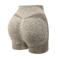 thumbnail image 1 of JJHGVB Gym Shorts Women Yoga Shorts Women's Tummy Athletic Shorts Stretch Workout Biker Shorts Butt Lifting Scrunch Gym Shorts Athletic Shorts Butt Lifting Shorts Khaki L, 1 of 4