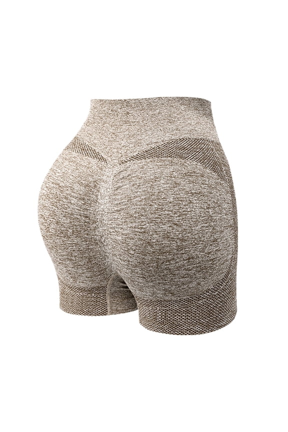 Gym Shorts Women Yoga Shorts Women's Tummy Athletic Shorts Stretch Workout Biker Shorts Butt Lifting Scrunch Gym Shorts Athletic Shorts Butt Lifting Shorts Khaki XL