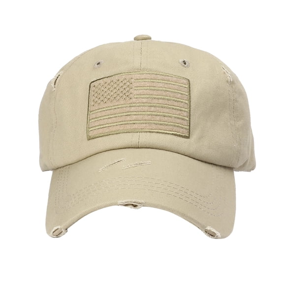 JJHGVB Independence Day Baseball Caps Patriotic Baseball Caps Print Graphic Baseball Caps American Flag Baseball Caps Print Baseball Caps Flag of The United States USA Patriotic Hat Khaki One Size