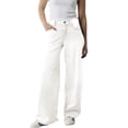 thumbnail image 1 of JJHGVB Jeans for Women Wide Leg Jeans Woman Baggy Jeans Cotton Sweatpants Pants Women Trendy Straight Leg Sweatpants for Women's Comfy Pants White L, 1 of 7