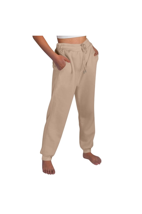 Joggers for Women Petite Pants Sweatpants Women Straight Leg Sweatpants Bottom Joggers Drawstring High Waited Tapered Yoga Pants With Pockets Slacks for Women Womens Pants Beige 3XL
