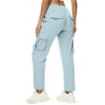 thumbnail image 1 of JJHGVB Joggers for Women Petite Pants Women's Fashionable And Casual Workout Pants With High Waist Pants With Zipper Suitable For Jogging And Drawstring Pants Women Womens Sweatpants Light Blue XS, 1 of 7