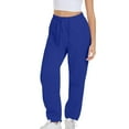 thumbnail image 1 of JJHGVB Joggers for Women Sweatpants Women Barrel Pants Women Women Baggy Sweatpants With Pockets High Waist Joggers Pants Lounge Pants Athletic Pants Blue XL, 1 of 5