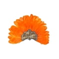 thumbnail image 1 of JJHGVB Large Flapper Headpiece, Elastic Sequined Headband with Ornate Gem Accent, Retrostyle Hair Accessory Suitable for Christmas, Birthday and Holidaythemed Events Orange One Size, 1 of 4