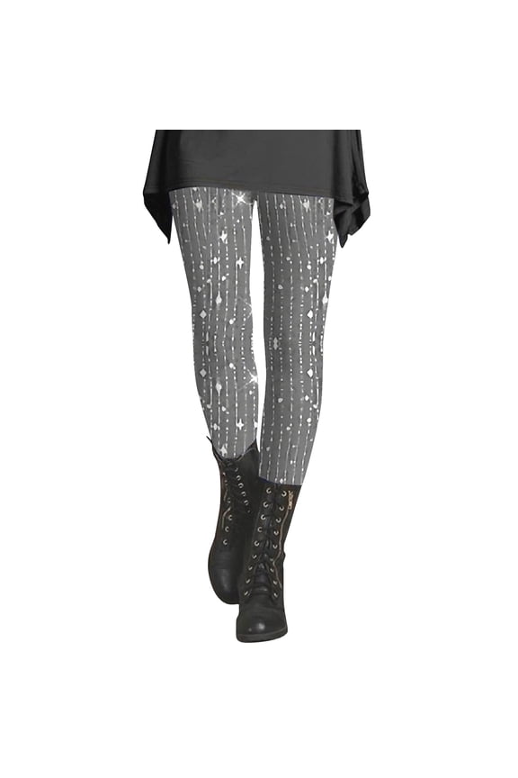 Leggings for Women Sequin Pants High Waisted Leggings for Women Womens Leggings Tummy Control Pantalon Mujer Woman Pants Comfortable Pants for Women Silver 3XL