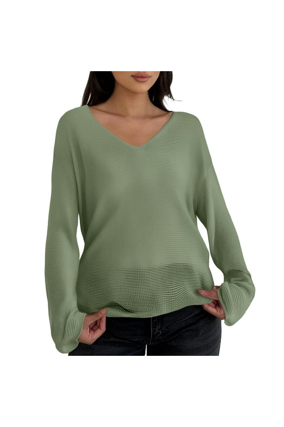Lightweight Sweaters for Women Open Weave Sweaters for Women Beach Sweater Tops for Women Tops Women Sweater Top Green A
