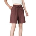 thumbnail image 1 of JJHGVB Linen Shorts for Women Summer Shorts Pedal Pushers for Women Wide Leg Shorts for Women Beach Lightweight Short Women Linen Shorts Flowy Shorts Resort Wear for Women 2026 Lounge Shorts A L, 1 of 7