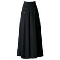 thumbnail image 1 of JJHGVB Long Trousers Travel Vacation Clothes Soft Stretchy cream pants Lightweight Breathable Wide Leg Palazzo Summer Outfit Sweat Wear Cozy Trousers palazzo pants Flowy Pants Black L, 1 of 4