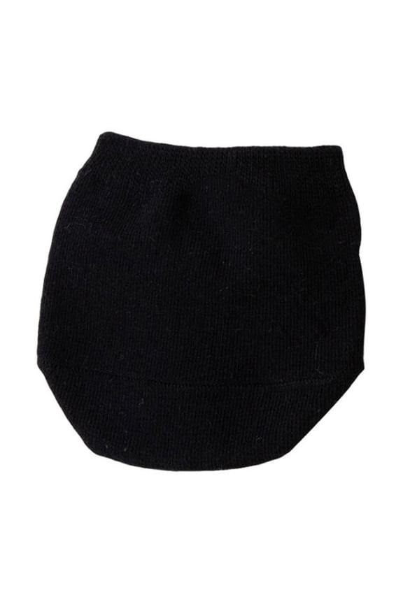 Low Cut Socks Womens No Show Half Socks Seamless Non-Slip Invisible Non Slip Liners Toe Topper Covers Black One Size