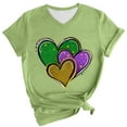 thumbnail image 1 of JJHGVB Mardi Gras Blouse T Shirts Sequin Tops for Women Pullover Sweatshirts for Women Sequin Shirt Going Out Casual Tee Tops Casual Blouses Dark Blue XL, 1 of 5