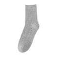 thumbnail image 1 of JJHGVB Mid Calf Socks Women's Thin Socks Running Socks Women's Socks Cycling socks ankle socks High Socks Women Womens Quarter Socks Sports Socks Women's Slouch Socks Loose Socks Gray One Size, 1 of 5