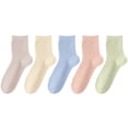 thumbnail image 1 of JJHGVB Mid Calf Socks calf socks for women Breathable Socks casual socks for women Women's Thin Socks Running Socks High Socks Women trouser socks women Cycling socks ankle socks O One Size, 1 of 3